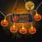 Trick or Treat Halloween Light String with Pumpkin, Skull, Ghost Festival Party Lanterns