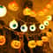 Trick or Treat Halloween Light String with Pumpkin, Skull, Ghost Festival Party Lanterns