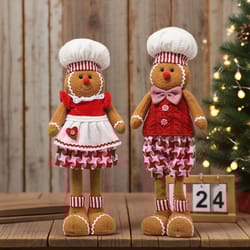 cute stretchable christmas man telescopic doll ornament, adorable gingerbread home decor