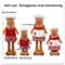 Cute Stretchable Christmas Man Telescopic Doll Ornament, Adorable Gingerbread Home Decor