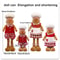 Cute Stretchable Christmas Man Telescopic Doll Ornament, Adorable Gingerbread Home Decor