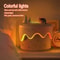UltraQuiet Cat Cake Humidifier With Colorful LED Lights Ideal For Bedroom 3
