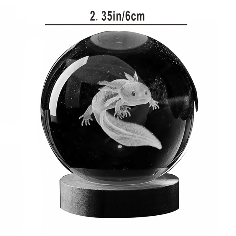 3D Crystal Ball Laser Engraved Night Light Coloured LED Gift For Girlfriend Wife Classmate Children 4