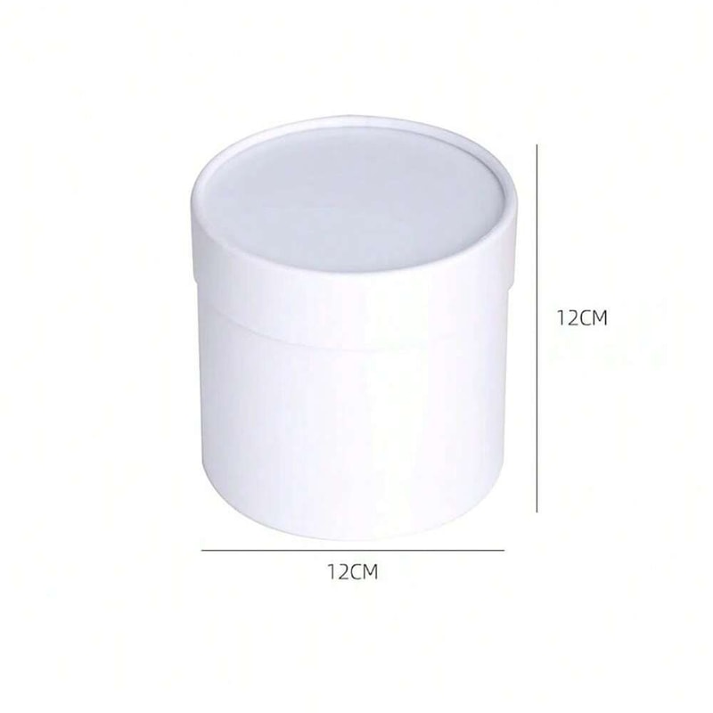 Round Flower Box, Cardboard Gift Boxes for Weddings, Rose Packaging for Valentine's Day Gifts