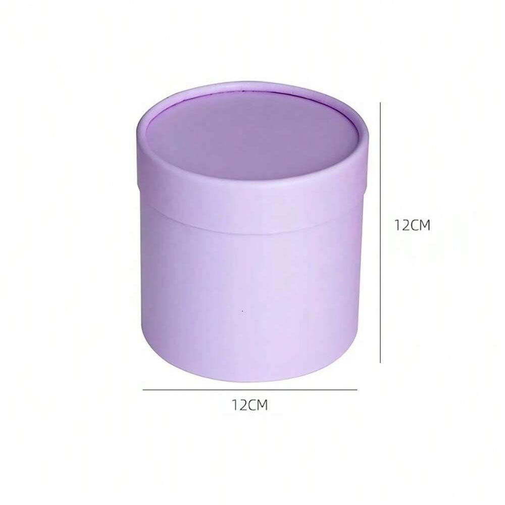 Round Flower Box, Cardboard Gift Boxes for Weddings, Rose Packaging for Valentine's Day Gifts