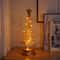 Holiday Tree Lighting Creatively Christmas Lights Tree Fairy Lamp Metal Spiral Star Night Lamp For 6