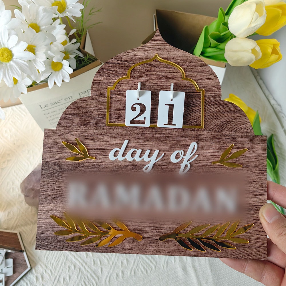 Ramadan Calendar Decoration Desktop Ornament Eid Mubarak Gifts For Ramadan 1