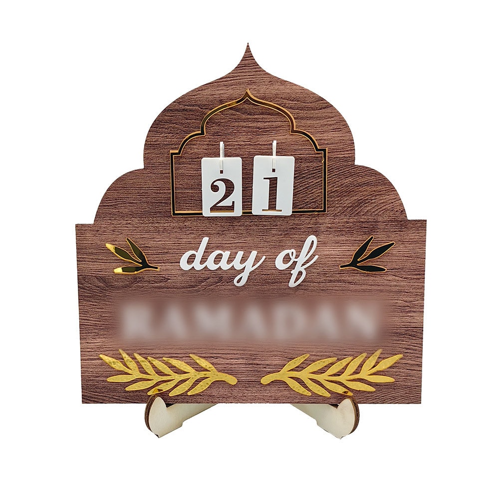 Ramadan Calendar Decoration Desktop Ornament Eid Mubarak Gifts For Ramadan 4
