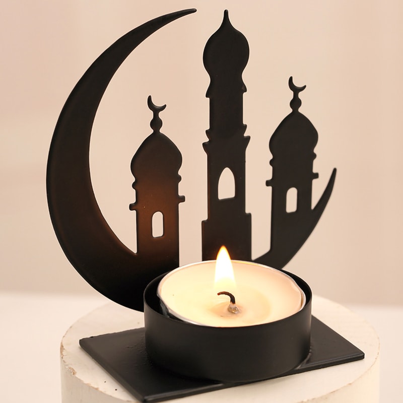 Islamic Ramadan Candle Holder, Ramadan Party Decor, Muslim Candle Holder Ornament