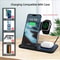 Fast Wireless Charger Stand 3 In 1 For IPhone Airpods Pro Apple Watch IWatch Foldable Charging Stat 2