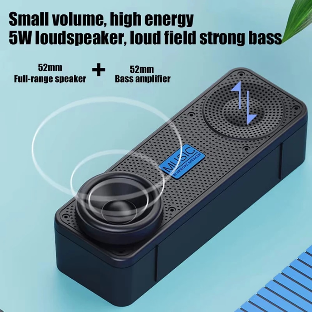Wireless Bluetooth Smart Speaker With Mic Mobile Phone Audio Outdoor Subwoofer Creative Radio Funct 1