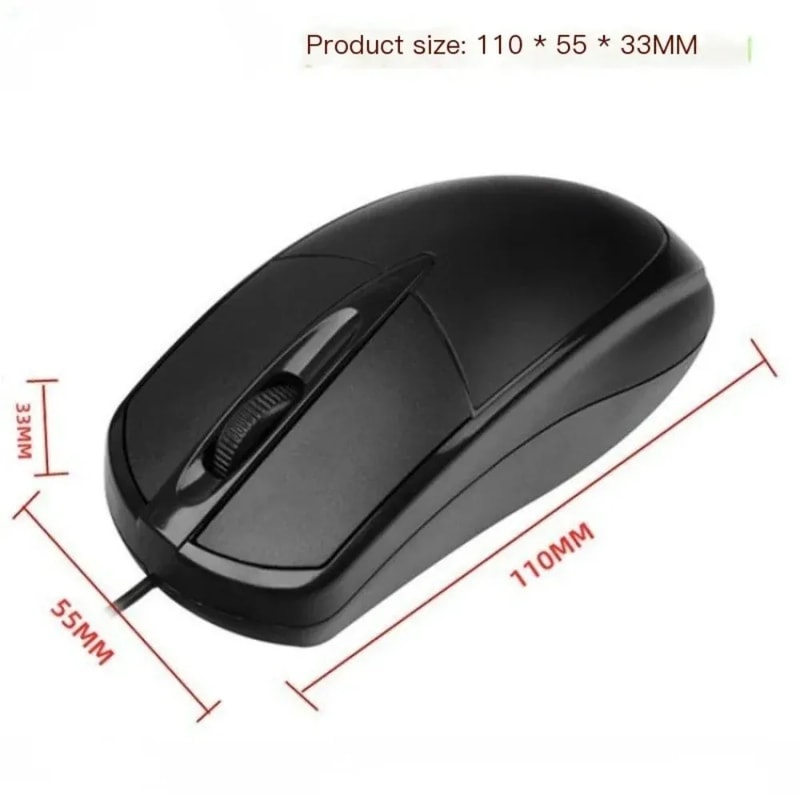 USB Wired Optical Mouse Gamer PC Laptop Mice Computer Mouse For Office Home Use 5
