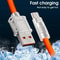 Quick Charge USB Cable USB C Charger Super Fast Charge Type C Liquid Silicone Cable For Huawei Sams 1