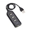 Mini USB Splitter Hub With Cable High Speed 4 Port USB Hub Power Adapter Socket For PC Laptop Noteb 4