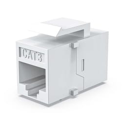 straight through telephone module connector, cat3 telecom jack, extender plug