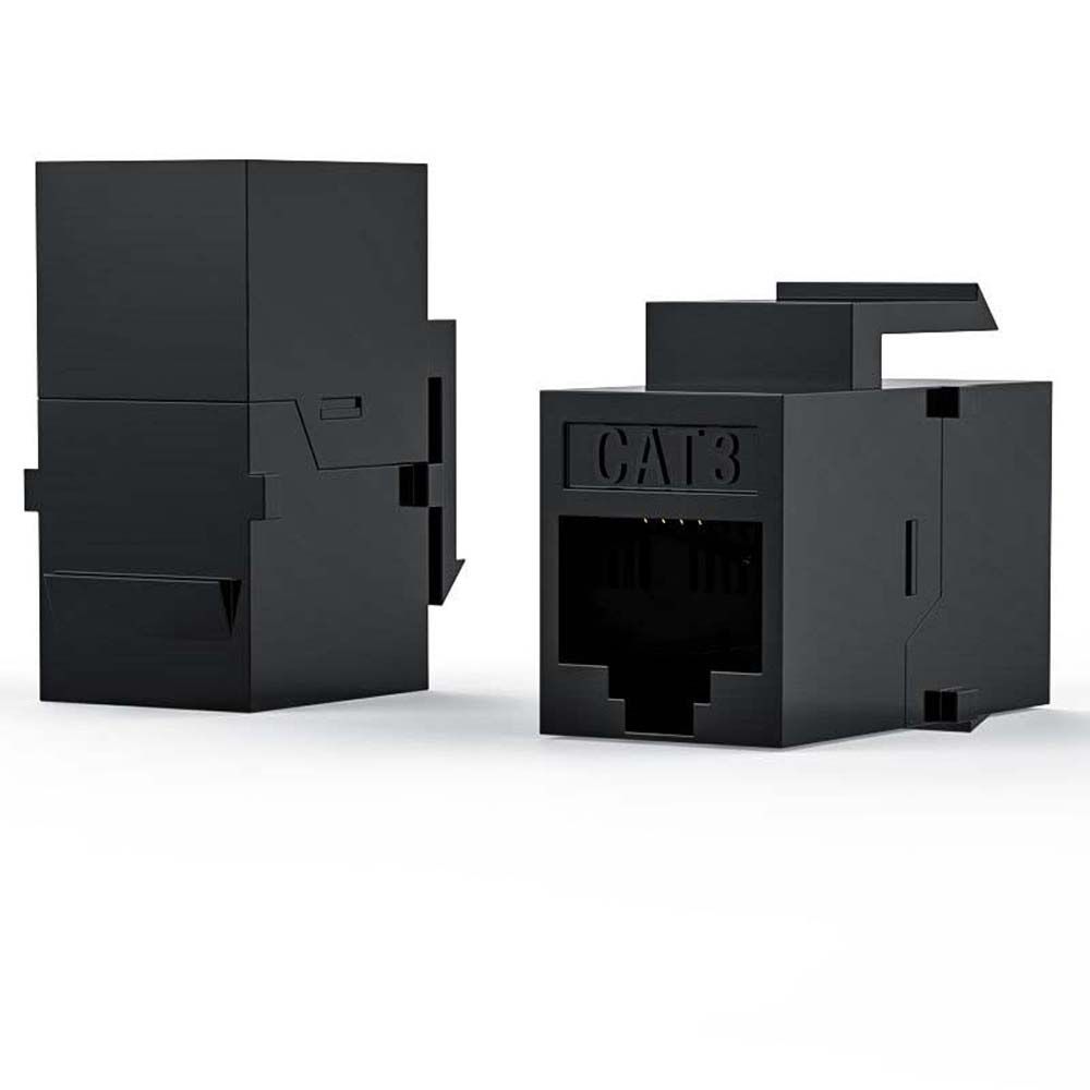 Straight Through Telephone Module Connector, CAT3 Telecom Jack, Extender Plug