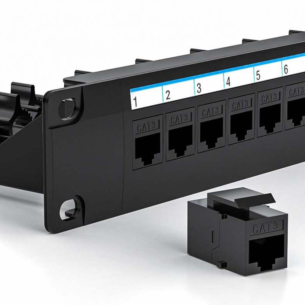 Straight Through Telephone Module Connector, CAT3 Telecom Jack, Extender Plug