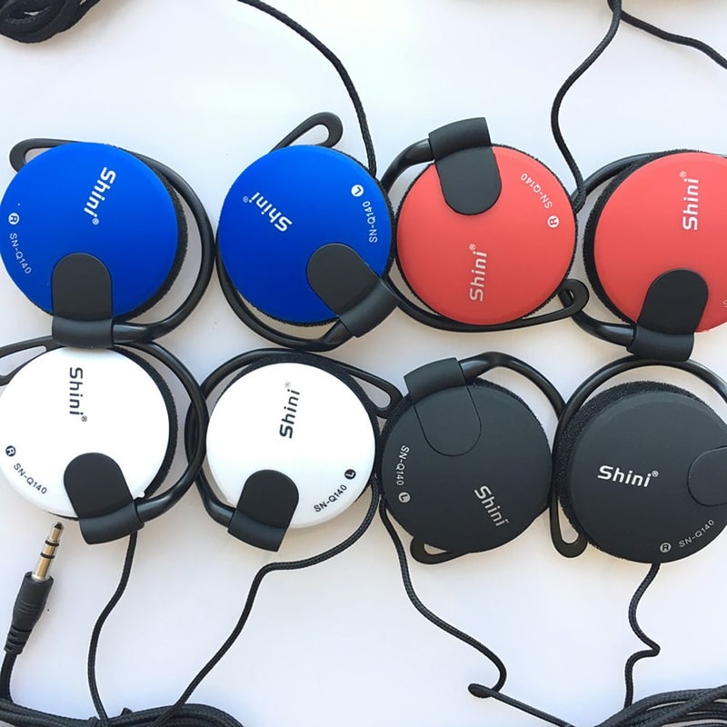 Wired Earpiece for Phone, Sport Headset, Ear Hook Earphone for Comfort Fit