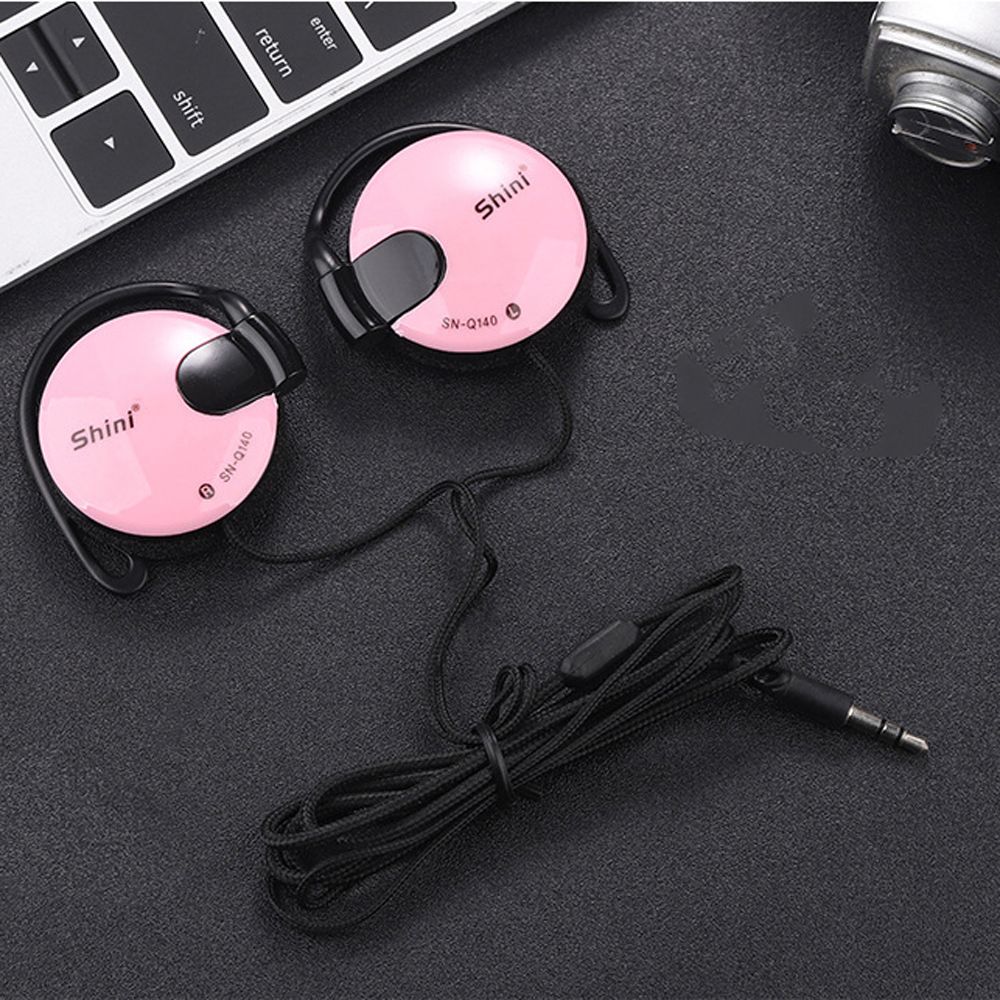 Wired Earpiece for Phone, Sport Headset, Ear Hook Earphone for Comfort Fit