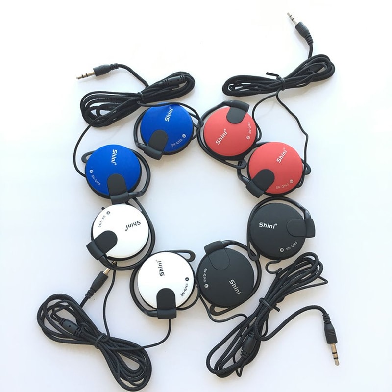 Wired Earpiece for Phone, Sport Headset, Ear Hook Earphone for Comfort Fit