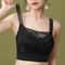 Comfortable Breathable Sexy Lace Seamless Large Size Womens Bra Sports Beauty Back Vest Sleep Tube 0