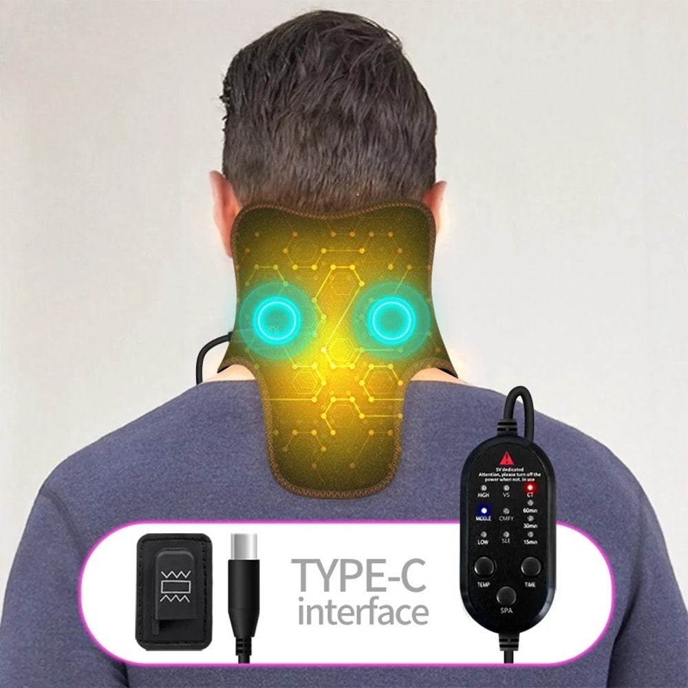 Neck Support Neck Brace Home Use USB Heating Neck Protector Neck Warm Sleeve 1