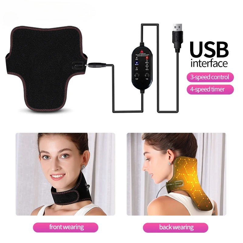 Neck Support Neck Brace Home Use USB Heating Neck Protector Neck Warm Sleeve 4
