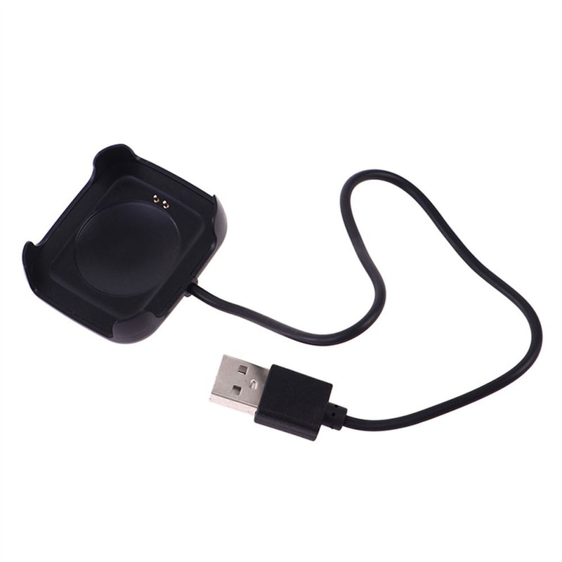 Smartwatch USB Adapter, Safe Fast Stable Current Charging Cable, Black Smart Watch Charger