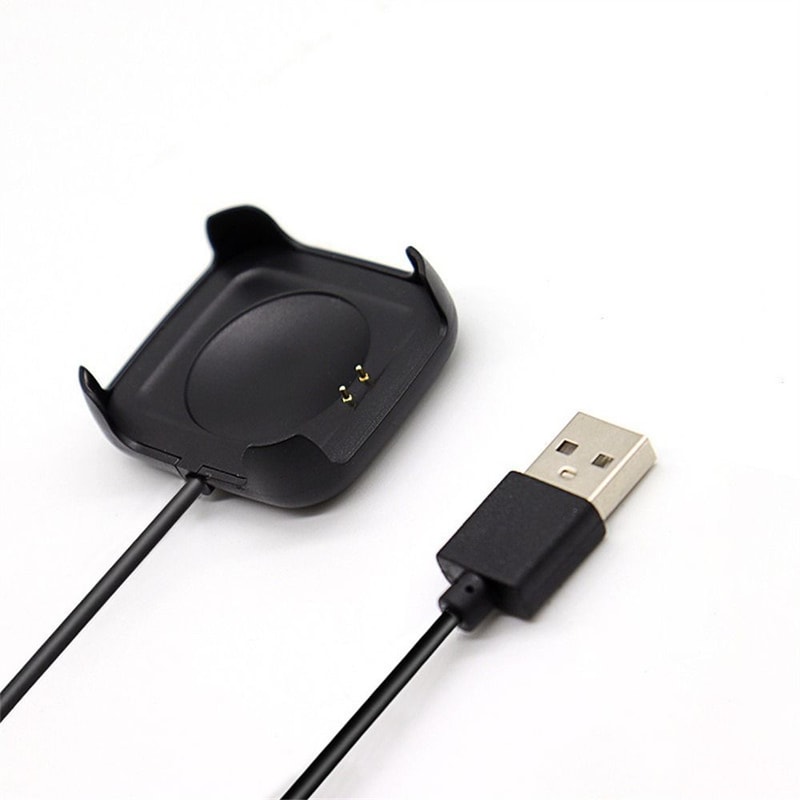 Smartwatch USB Adapter, Safe Fast Stable Current Charging Cable, Black Smart Watch Charger
