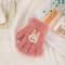 Knitted Baby Gloves Cute Cartoon Full Fingers Mittens Warm Fluffy Bow Outdoor Gloves 2