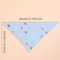 Waterproof Pure Cotton Bibs Saliva Scarf Towel Triangle Absorbent Cloth Bib For Newborn Babies Boys 2