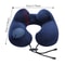 Portable Outdoor Travel Pillow, Inflatable U-shaped Neck Pillow, Foldable Double Hump Pillow