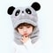 Thicken Cartoon Hat For Girls Boys Winter Cap For Kids Baby Scarf Hat Plus Fleece For Children 2