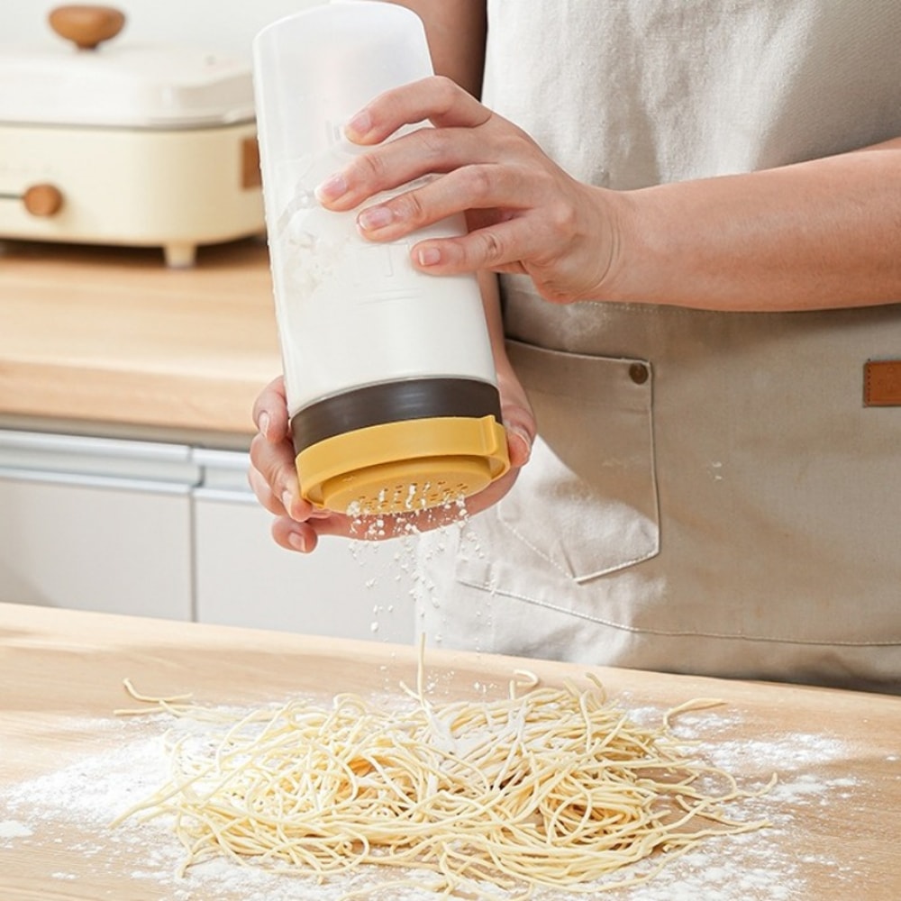 Home Creative Baking Powder Dispenser, Rotating Powder Dispenser, Large Capacity Seasoning Bottle, Barbecue Powder