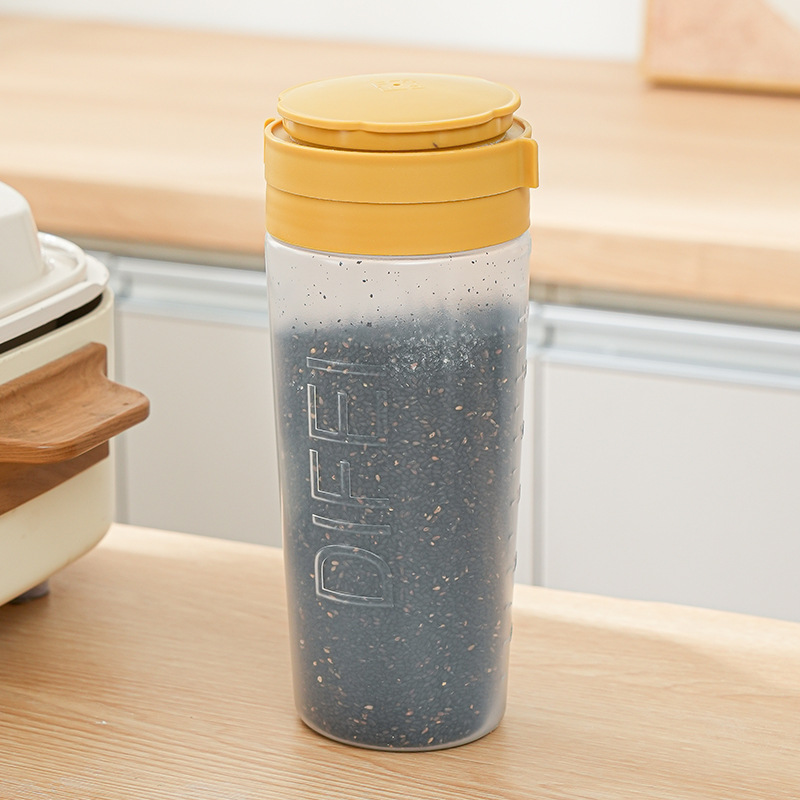 Home Creative Baking Powder Dispenser, Rotating Powder Dispenser, Large Capacity Seasoning Bottle, Barbecue Powder