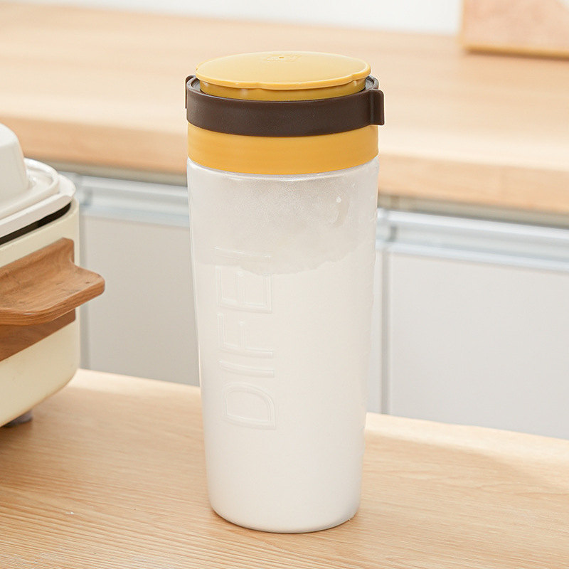 Home Creative Baking Powder Dispenser, Rotating Powder Dispenser, Large Capacity Seasoning Bottle, Barbecue Powder