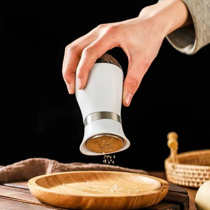 Salt and Pepper Bottle Set, Reusable Seasoning Containers, Sealed and Moisture-Proof for Home and Commercial Kitchens