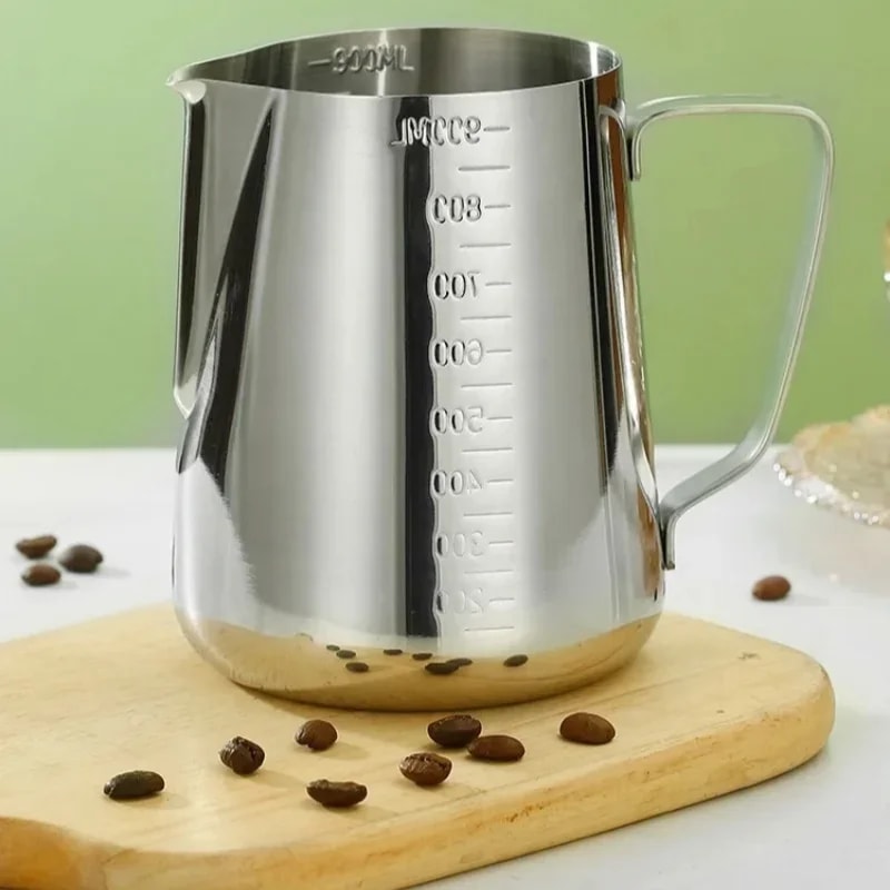 Milk Foam Pot Scale Stainless Steel Latte Art Cup Latte Cappuccino Cream Steam Cup 3
