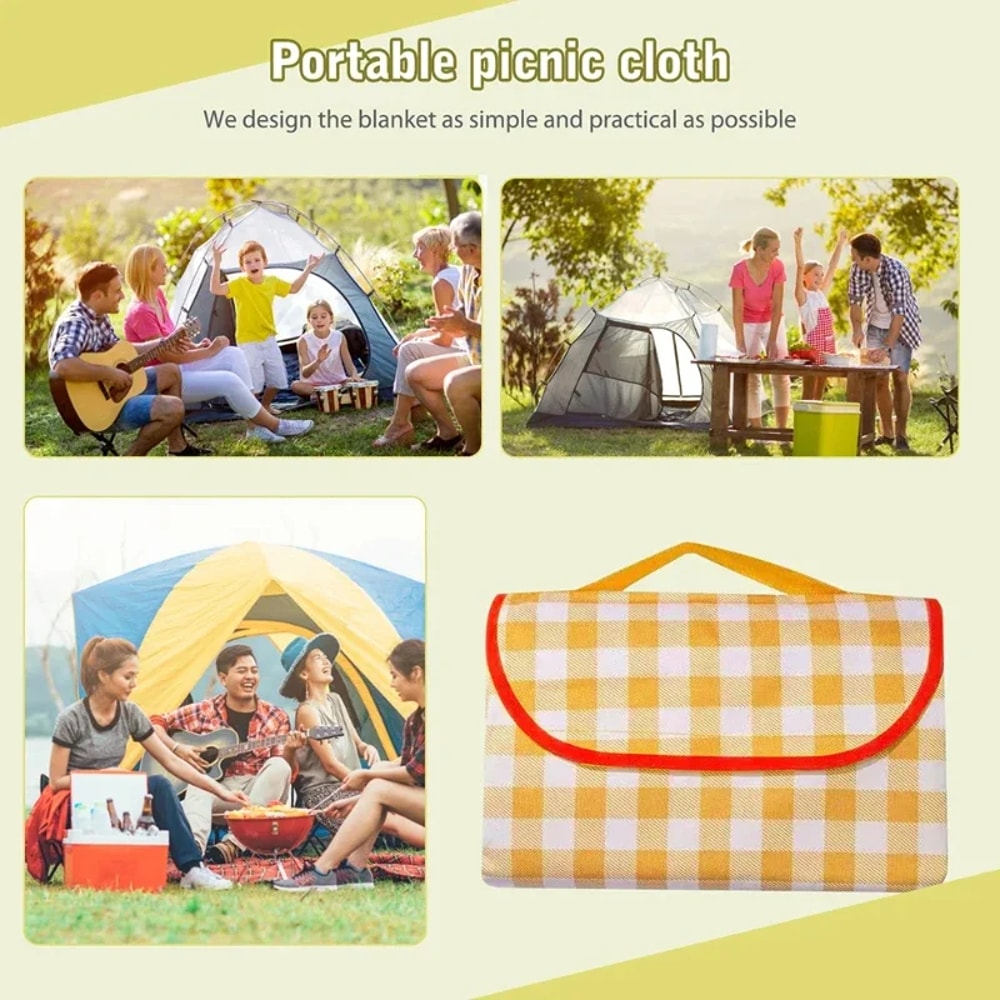 Portable Waterproof Camping Mat Foldable MoistureProof Picnic Mat Outdoor Mat For Camping 2