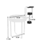 Iron Hanging Table Edge Water Cup Holder Office Coffee Cups Hook Desk Side Storage Rack Fixed NoPun 5
