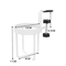 Iron Hanging Table Edge Water Cup Holder Office Coffee Cups Hook Desk Side Storage Rack Fixed NoPun 5