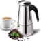 Stainless Steel Moka Coffee Maker Mocha Espresso Latte Stovetop Filter Coffee Pot For Kitchen 0