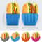 Silicone Burger Tool Holder Reusable Burger Rack Kitchen Organizer Shelf Storage 3