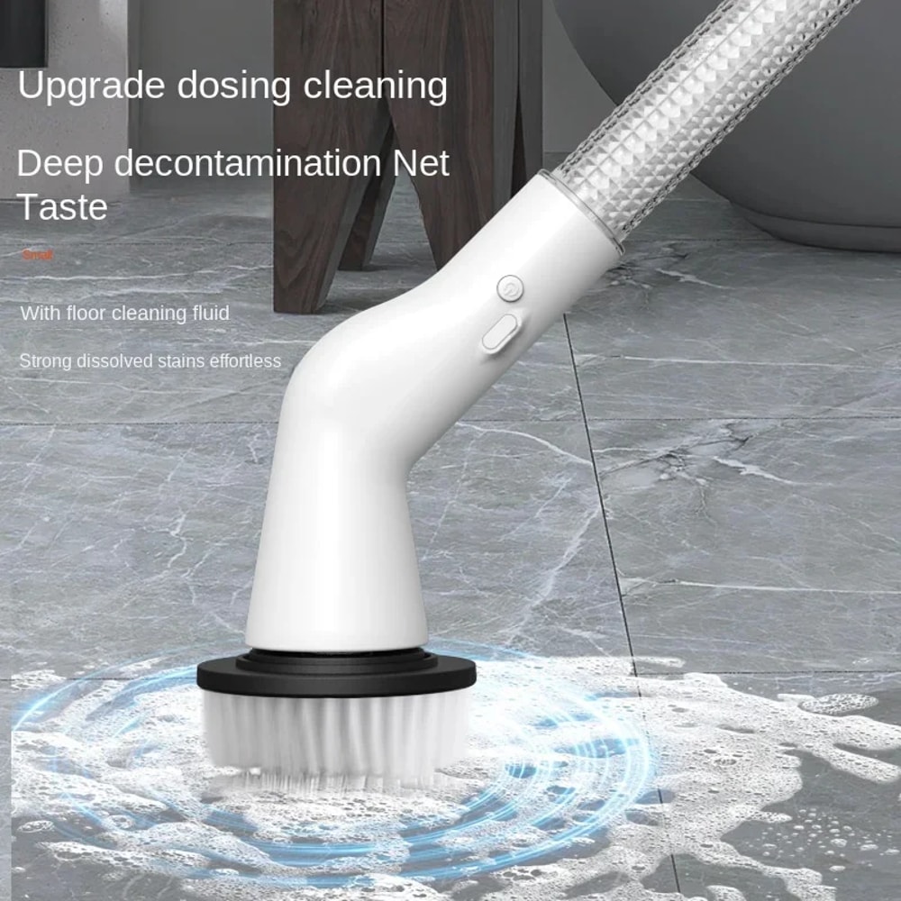 USB Rechargeable Electric Scrubber New Five In One Multifunctional Home Tool For Cleaning Bathroom 1