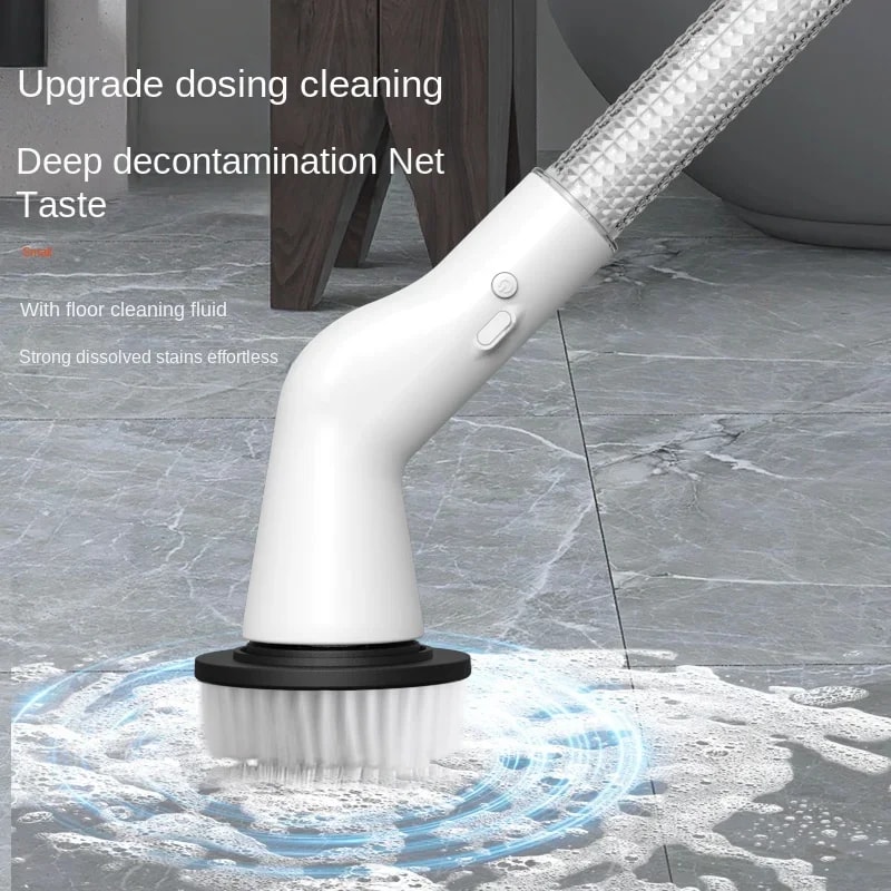 USB Rechargeable Electric Scrubber New Five In One Multifunctional Home Tool For Cleaning Bathroom 1