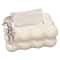 Marshmallow Style Tissue Storage Box, White and Black Plastic, New Type Tissue Box for Home, Restaurant and Office