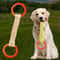 Biting rope dog toys for teeth cleaning, stress relieving sturdy hand woven