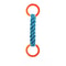 Biting rope dog toys for teeth cleaning, stress relieving sturdy hand woven