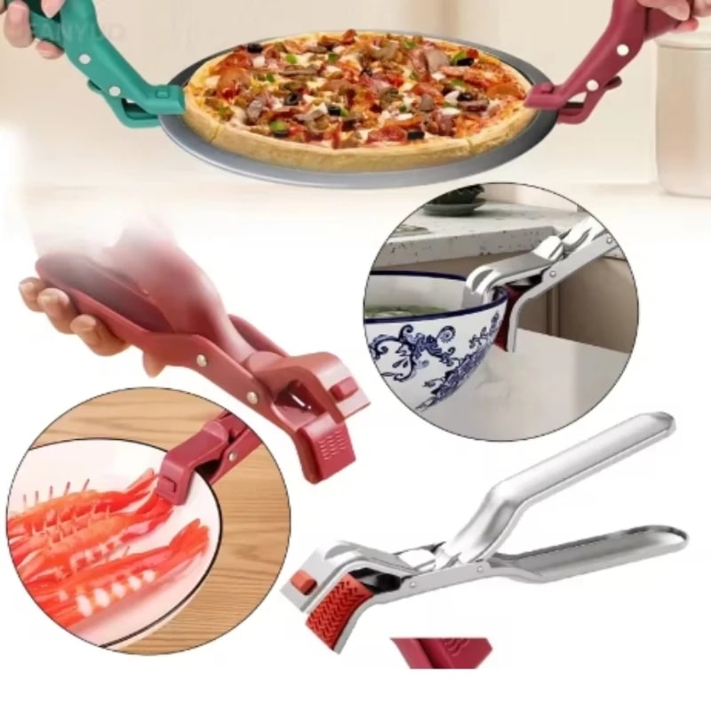 High Temperature Resistant Scald Clamp Silicone Tray Holder Slip Multi Functional Anti Scald Clamp 2