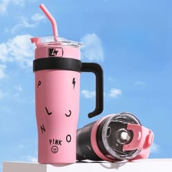 stainless steel vacuum insulated water cup, large capacity insulated bottle for travel, car, and picnic
